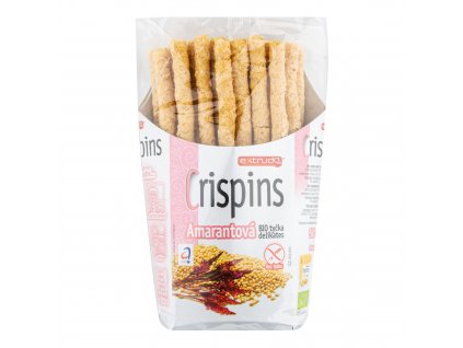 Tyčinka amarantová Crispins bezlepková 50 g BIO EXTRUDO