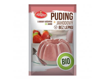 Pudink jahodový bezlepkový 40 g BIO AMYLON