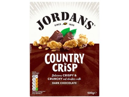 Celozrnné cereálie Jordans Country Crisp - Čokoládové 500g