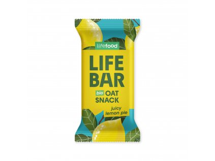 Tyčinka Lifebar Oat snack citronový 40 g BIO LIFEFOOD