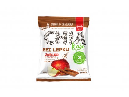 Chia kaše jablko a skořice bez lepku - Semix 65g