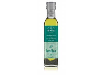 Olitalia Extra panen olivový olej bazalka 250ml