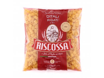 Pastificio Riscossa Ditali rigati vroubkované trubičky RISCOSSA 500g