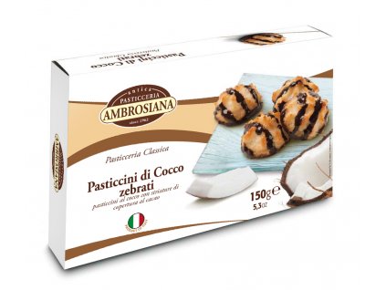 Dolciaria Ambrosiana S.r.l. Pasticcini kokosky kakaová poleva 150g