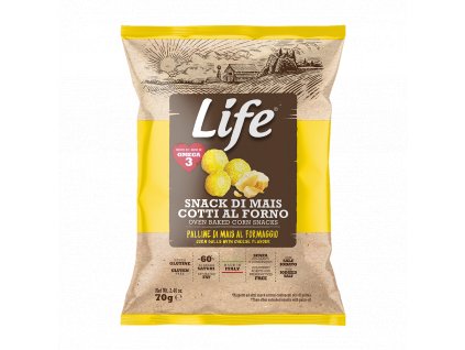 Life Snack Kukuřičné kuličky sýrové 70g