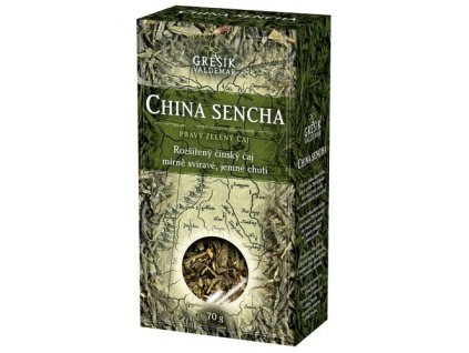 China Sencha z.č. 70 g krab. GREŠÍK Čaje 4 světadílů