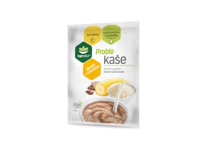 Probio kaše BANÁN S ČOKOLÁDOU - Vegan- Topnatur 60g