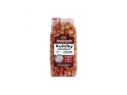 Kuličky jahodové 90g Amaranth 145