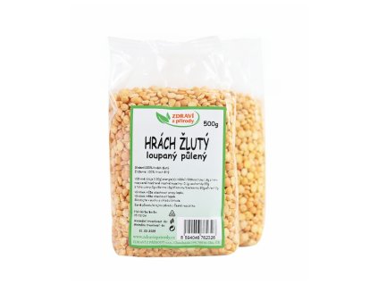 Hrách žlutý půlený 500g ZP 149