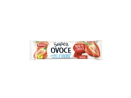 Tyčinka 100% ovoce - jahoda 30g Emco 325