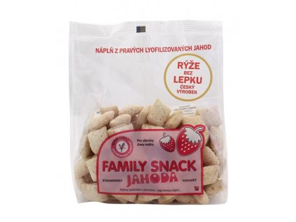 Family snack JAHODA sáček 165g 342