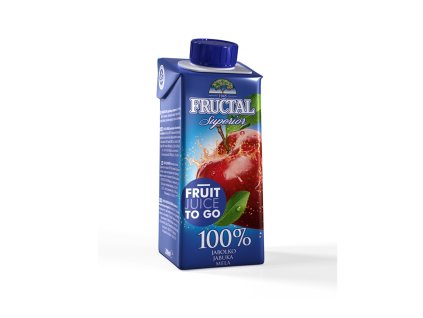 Šťáva jablko 100% 0,2l Fructal 384