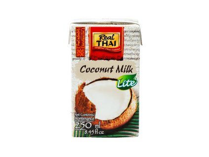 Mléko kokosové LIGHT 250ml Real Thai 604
