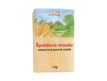 Mouka špaldová celozrnná hladká 1kg Vince 850