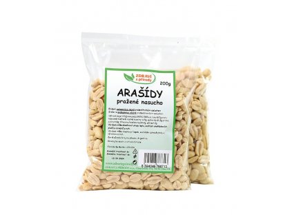 Arašídy pražené na sucho 200g ZP 908