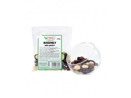 Rozinky mix polevy 100g ZP 1023