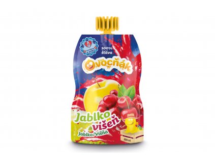 100% šťáva Ovocňák jablko/višeň 200ml