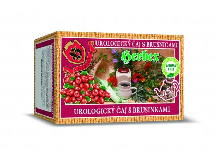 Čaj urologický s brusinkami - Herbex 20x3g