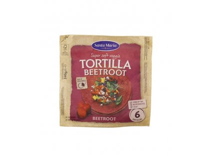 Veggie tortilla s červenou řepou 240g Santa Maria 1521