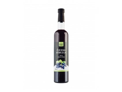 Šťáva černý rybíz 100% 500ml Wellberry 1729