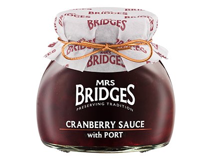 Mrs. Bridges - Brusinková zavařenina s Portským vínem 340g