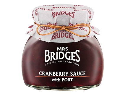 Mrs Bridges Cranberry Sauce with Port