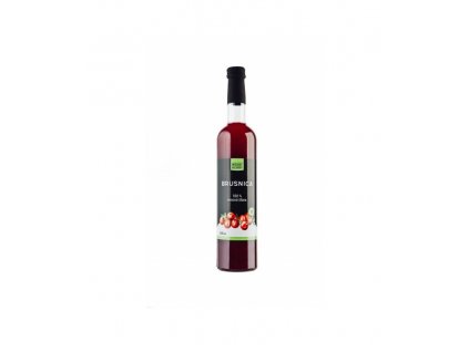 Šťáva brusinková 100% BIO 500ml Wellberry 1733