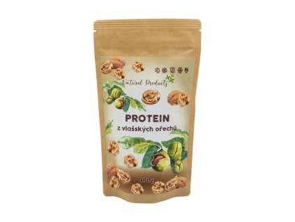 RAW Protein z vlašských ořechů, 250 g, Natural Products