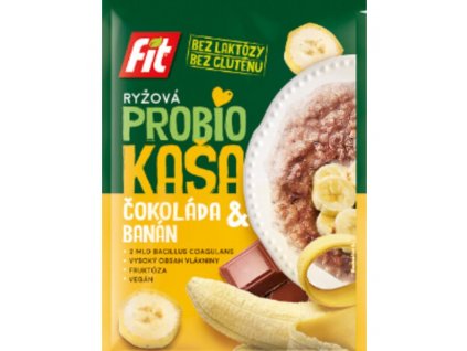 Fit-PROBIO rýžová kaše čokoláda banán 52g 2109