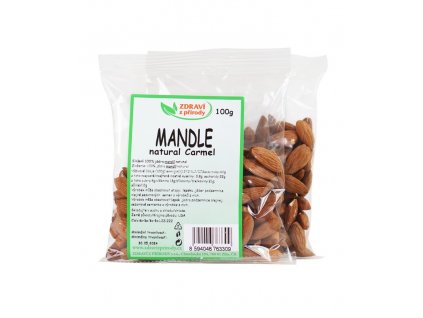 Mandle natural Carmel 100g ZP 2126