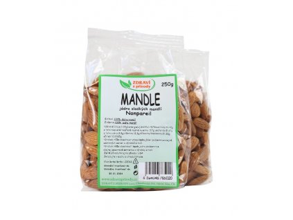 Mandle natural Carmel 250g ZP 2127