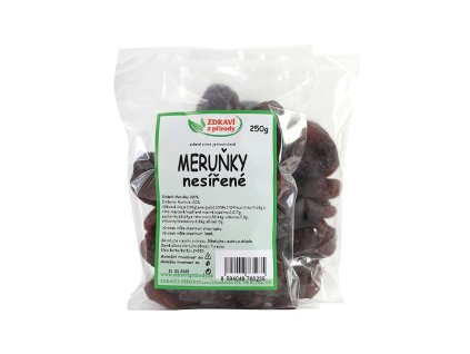 Meruňky nesířené 250g ZP 2297