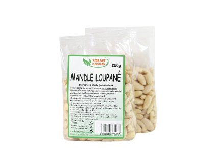 Mandle loupané 250g ZP 2302