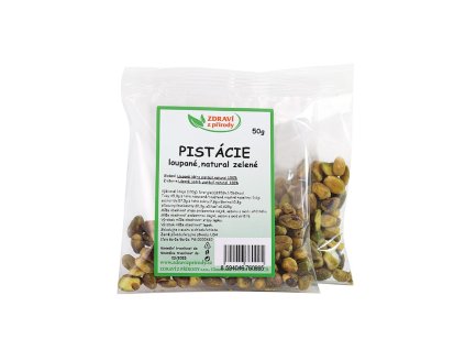 Pistácie loupané natural zelené 50g ZP 2318