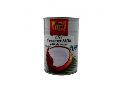 Mléko kokosové Lite 400ml Real Thai 2373