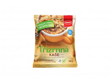 Třízrnná kaše natural - Semix 65g