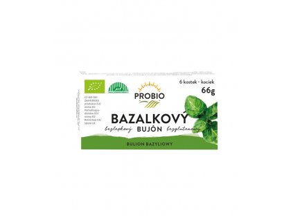 Bujon bazalkový BIO kostky 66g Probio 2585