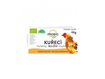 Bujon kuřecí BIO kostky 66g Probio 2587