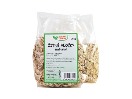 Vločky žitné natural 250g ZP 2933