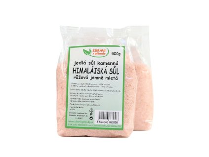 Sůl himalájská růžová jemná 500g ZP 2956