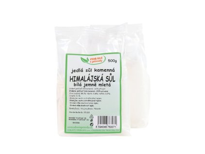 Sůl himalájská bílá jemná 500g ZP 2958