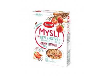 Mysli pohanka, jahoda, mandle 340g Emco bez lepku 2996