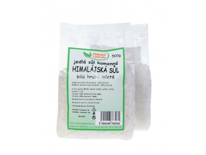 Sůl himalájská bílá hrubá 500g ZP 2997