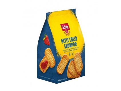 Petit Crisps skorpor suchary 150g Schar bez lepku 3030