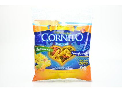 Těstoviny kukuřičné bez lepku VŘETENA trojbarevná - Cornito 200g