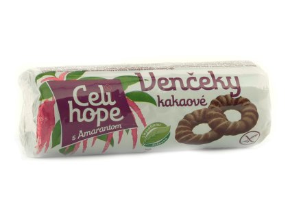 Kakaové věnečky bez lepku - Celihope 100g