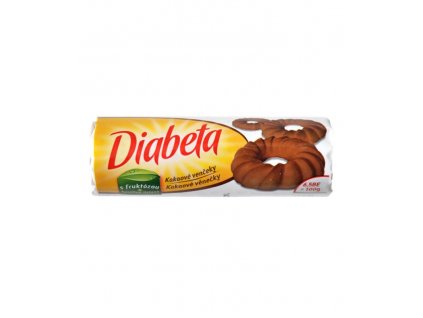 Diabeta věnečky kakaové 100g PLH 3248