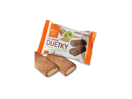 Duetky celozrnné sušenky s jablky a sezamem - Nature Line 50g