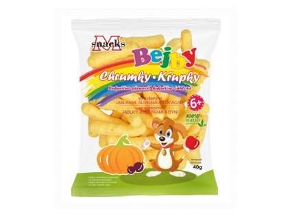 Křupky jablko+dýně+ švestka 40g Chrástkovi 3326