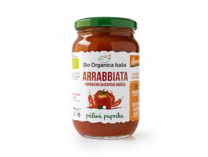 Omáčka rajčatová Arrabbiata 345 g BIO BIO ORGANICA ITALIA